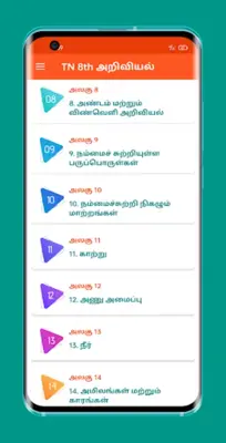 TN 8th அறிவியல் android App screenshot 3